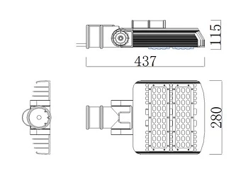 led 100 watt street light Cool White IP65