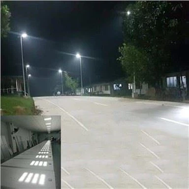 harakat sensori bilan quyoshli ko'cha chiroqlari